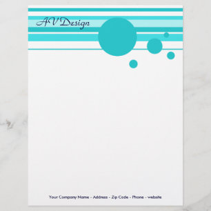 Rayas En Volante Azul