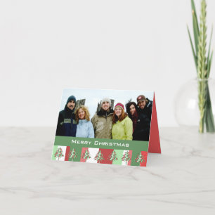 Rayas Feliz Navidad Con La Foto De Tu Familia