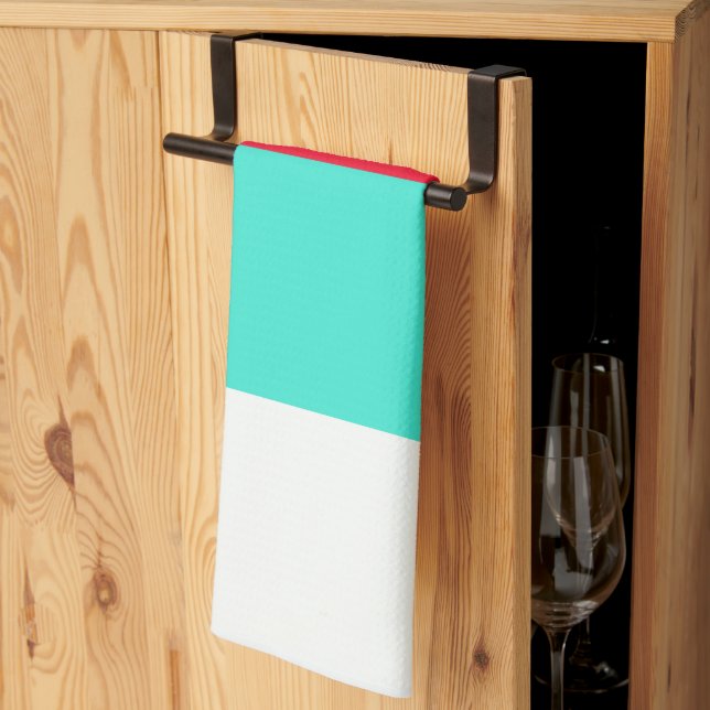 Rayas frescas: Toalla de mano multitónica contempo (Pliegue de tercios)