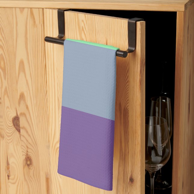 Rayas frescas: Toalla de mano multitónica contempo (Pliegue de tercios)