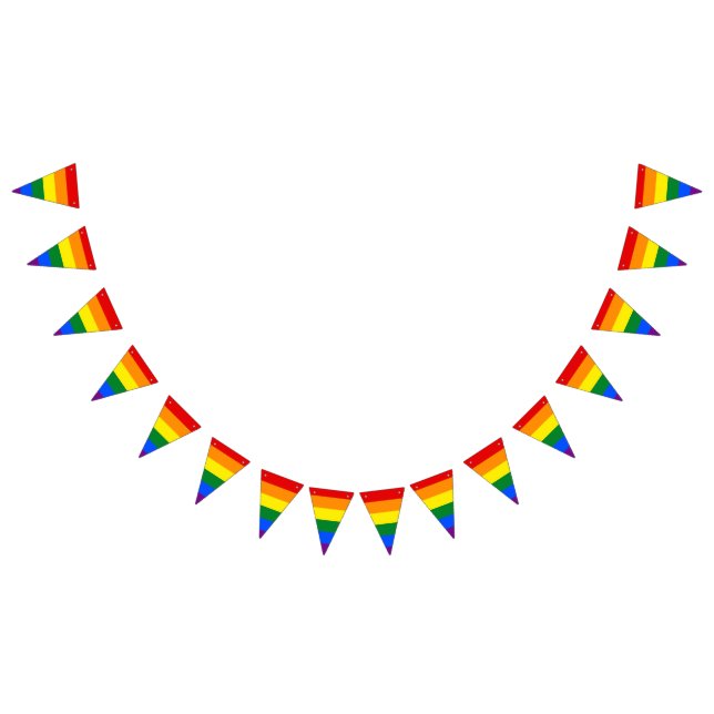 Rayas fuertes - Color de la bandera arcoiris (Todo)