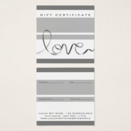 Rayas grises blancas mínimas Amor Chic moderno var