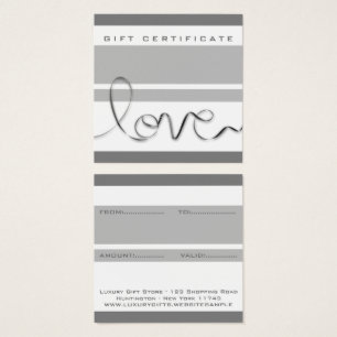 Rayas grises blancas mínimas Amor Chic moderno var