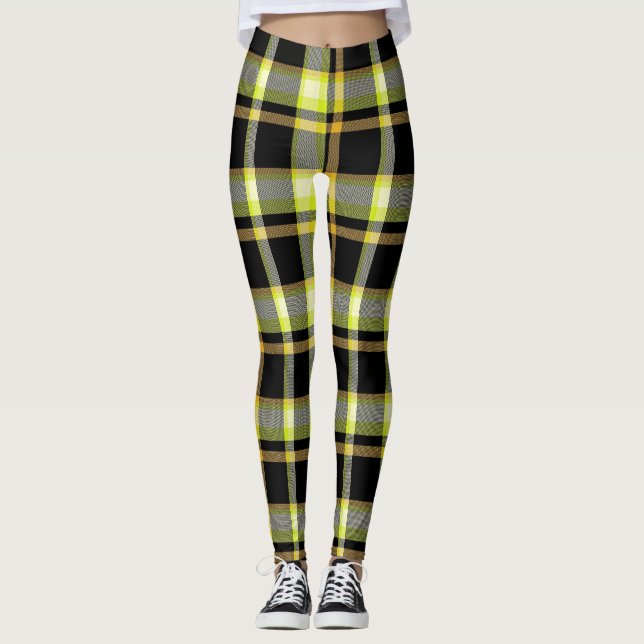 Rayas Gruesas, Leggings a Cuadros (Anverso)