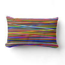 Rayas Mad 3 - Almohada de acento al aire libre - L