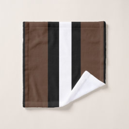 Rayas marrones, negras y blancas