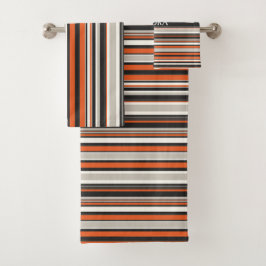 Rayas Naranja gris Patrón mínimo