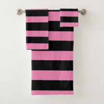 Rayas Negras y Rosadas