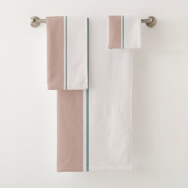 Rayas Pastel-2 – Estilo de Toalla de Spa Minimalis