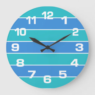 Rayas Patrón de relojes de pared