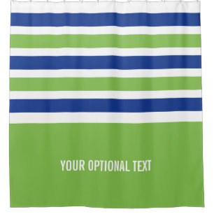 Rayas Patrón personalizado cortina de ducha