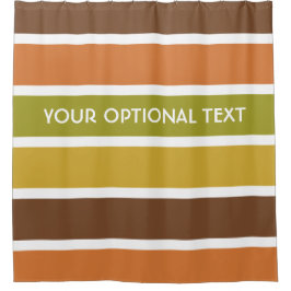 Rayas Patrón personalizado cortina de ducha