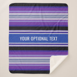 Rayas Patrón personalizado texto mantas de flotaci