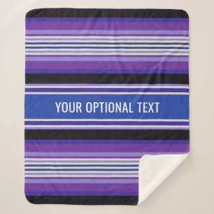 Rayas Patrón personalizado texto mantas de flotaci