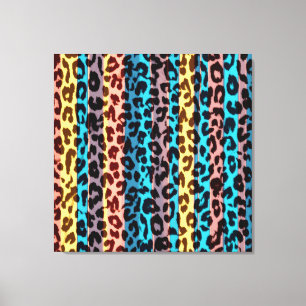 Rayas Retro Impresión De Animales Fur De Leopardo