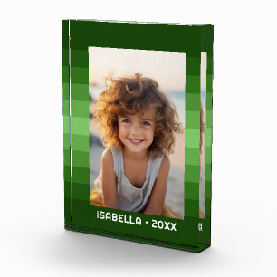 Rayas retro - Navidades verdes - Foto simple