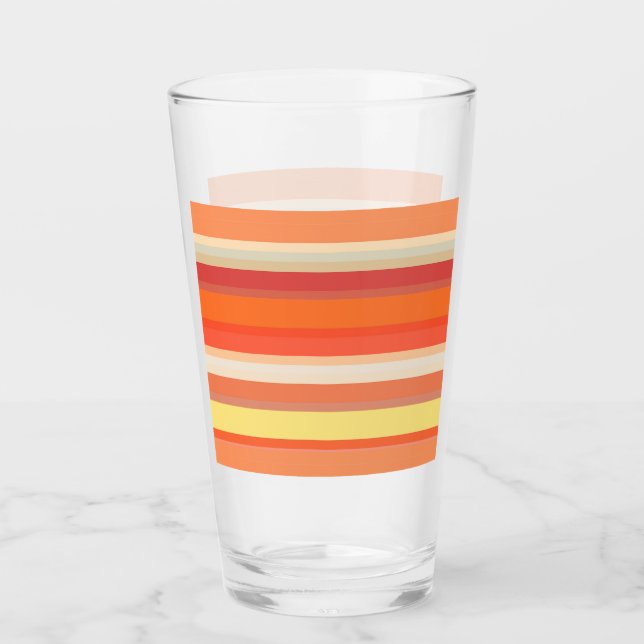 Rayas rojas de naranja suave (Anverso)