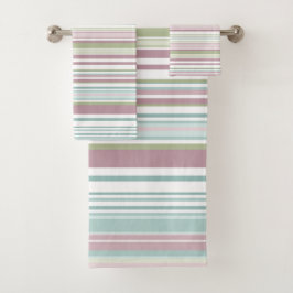 Rayas rosadas, aqua, menta, lluvia de primavera y