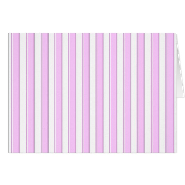 Rayas rosadas sobre blanco (Anverso (Horizontal))