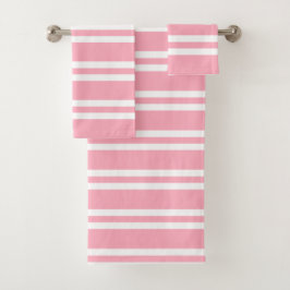 Rayas rosadas y blancas Rosa