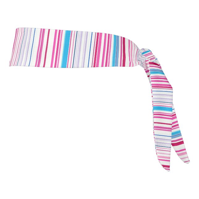 Rayas rosas azules cortas (Girar 90)