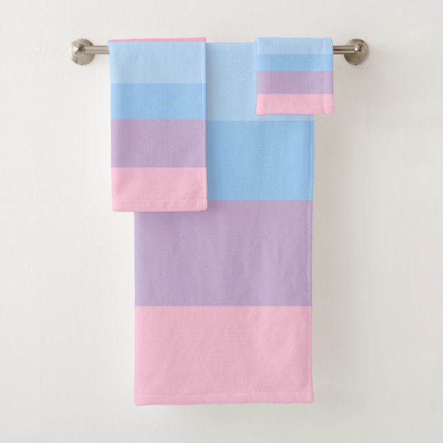 rayas rosas, azules y violetas (In situ)