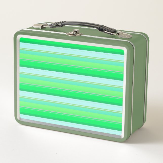 Rayas verdes aqua lindas (Anverso)