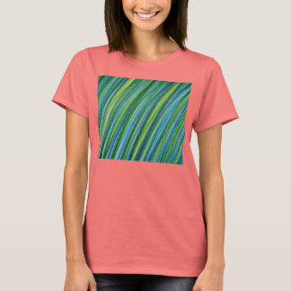 Rayas verdes en camiseta