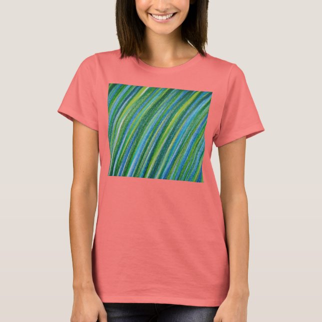 Rayas verdes en camiseta (Anverso)