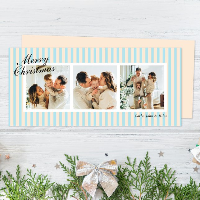 Rayas verticales de crema y Moda azul 3 Foto (Subido por el creador)