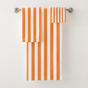 Rayas verticales del naranja y del blanco