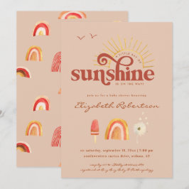 Rayito de Sol | Invitación de Baby Shower Boho