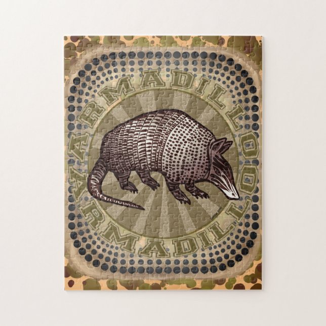 Rayo de armadillo rompecabezas (Vertical)