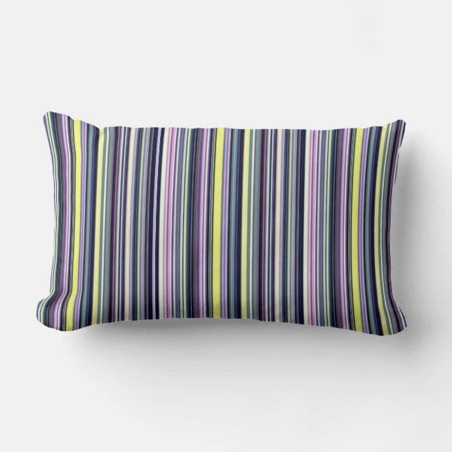 Rayo de Cojín decorativo amarillo morado azul (Anverso)