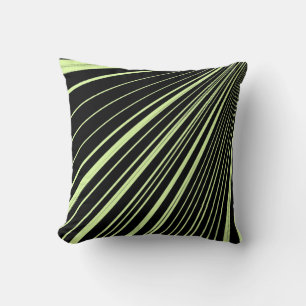 Rayo de Cojín decorativo verde negro