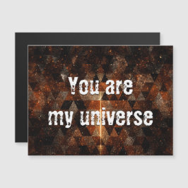 Rayo de oro en el universo brillante geométrico