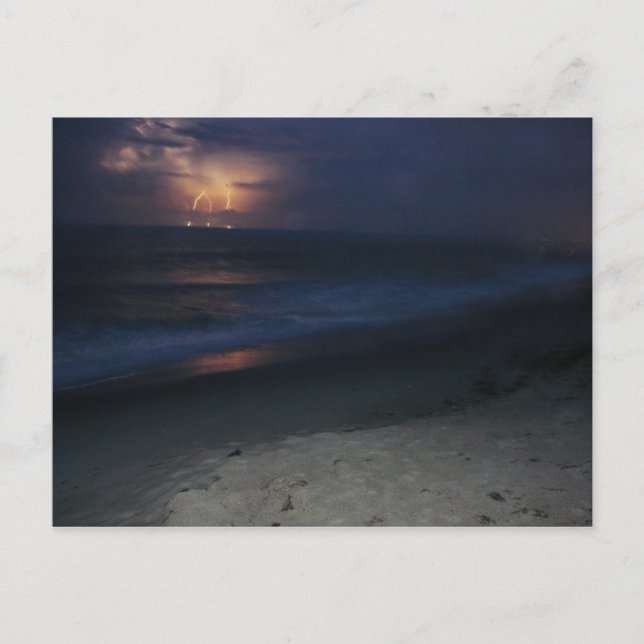 Rayo en la postal de la playa (Anverso)