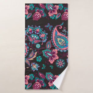 Rayo Paisley: negro decorativo sin foco