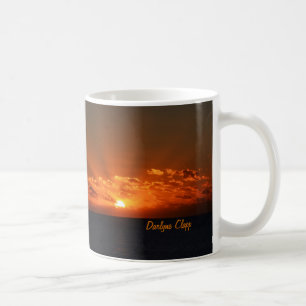 Rayos a la taza de café del cielo
