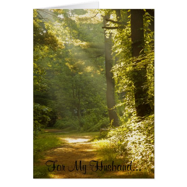 Rayos de la luz, para mi marido… (Frente)