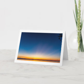 "Rayos de la Tierra" tarjeta de felicitación plega