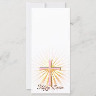 Rayos de luz de la cruz religiosa (en blanco)