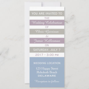 Rayos Patrón de invitación a boda personalizada