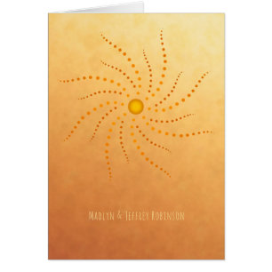 Rayos sombríos de la puesta de sol de mandala