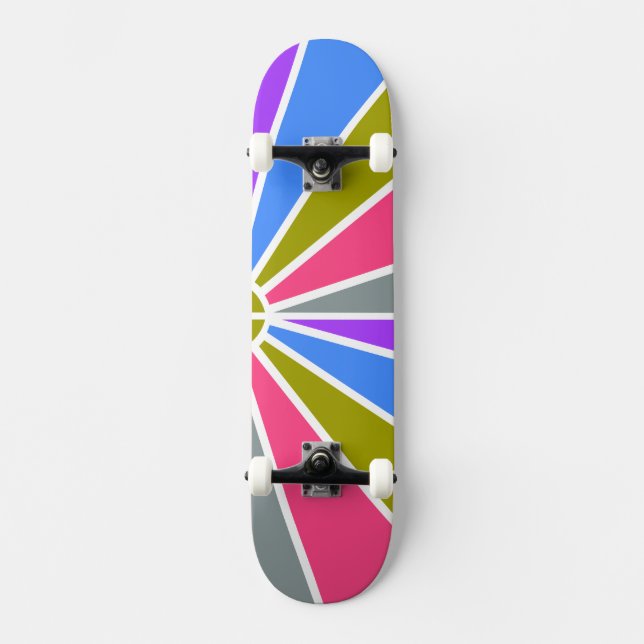 Rays Pattern skateboards (Anverso)