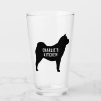 Raza de perro personalizada de silueta suave