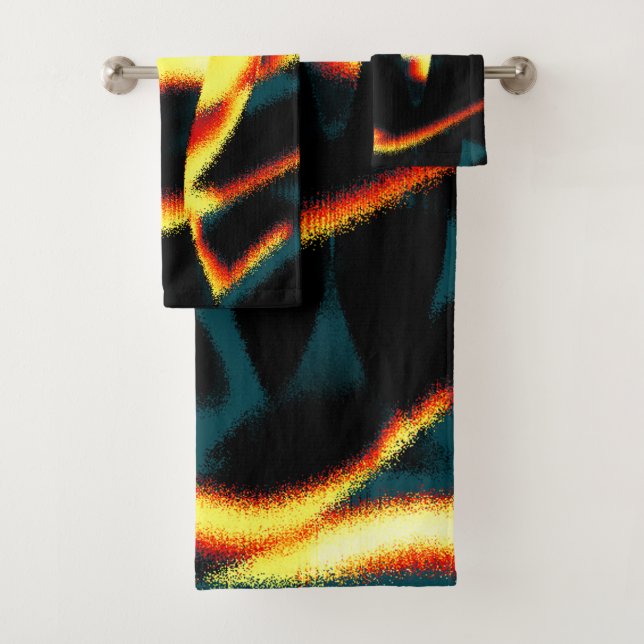 Razas quemadas de color amarillo rojo se ven terro (In situ)