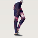 Razo de pincel moderno azul y violeta Leggings<br><div class="desc">Nuestra colección de "impresión artística" presenta pinceladas modernas en varios colores ricos de burdeos,  violeta,  azul profundo y blanco. Trae a tu artista interior a la superficie y disfruta de crear tus propios objetos con una fácil personalización. Consulte nuestra tienda para ver más elementos coincidentes de esta colección.</div>