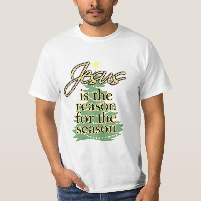 Razón de la estación, camiseta cristiana del (Anverso)
