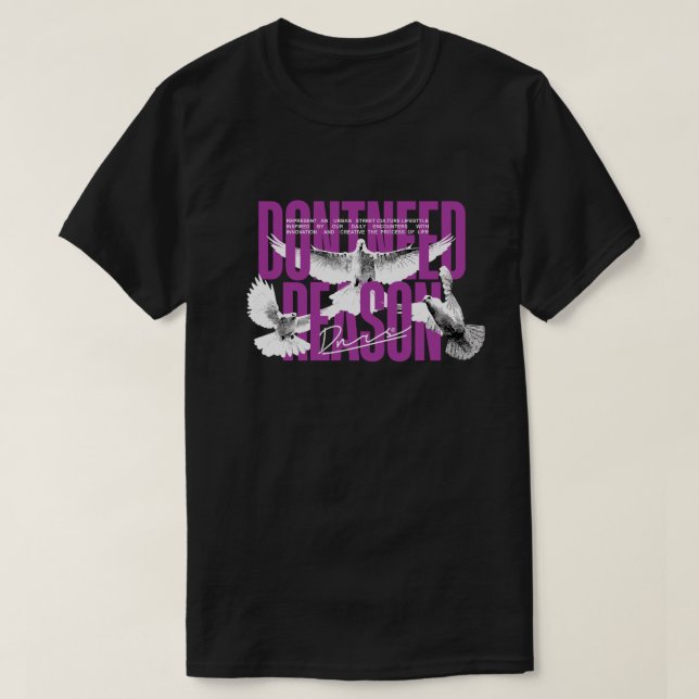 RAZÓN DONADA PARA LOS Camisetas (Diseño del anverso)